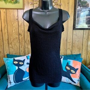 Slinky Draped Knit Sleeveless Top